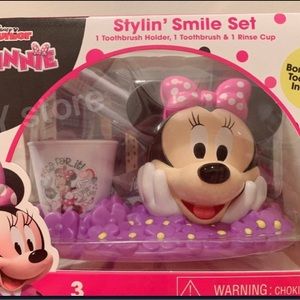 Disney Minnie Mouse Smiling Kit set of 3 NIB
